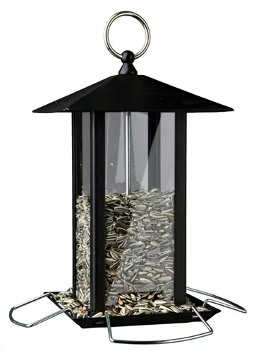 Trixie Voerdispenser Lantaarn Metaal 19x20x19 cm - 1.000 ml