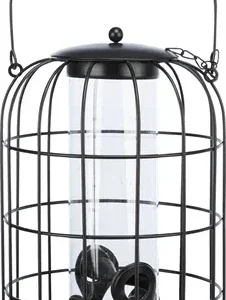 Trixie Voerdispenser met Gaasbescherming - Zwart