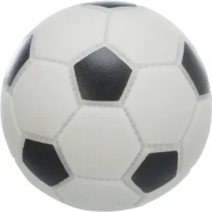 Trixie Voetbal Vinyl 6x6x6 cm 4 St - Zwart