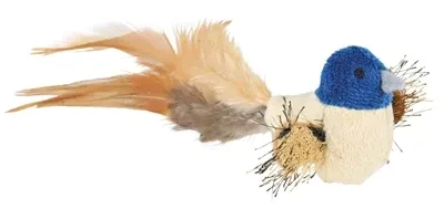 Trixie Vogel met Veren Pluche 8 cm