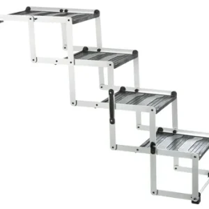 Trixie Vouwtrap 4 Delig Aluminium Kunststof Tpr Tot 160x37x70 cm - 75 kg