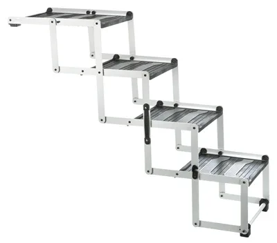 Trixie Vouwtrap 4 Delig Aluminium Kunststof Tpr Tot 160x37x70 cm - 75 kg
