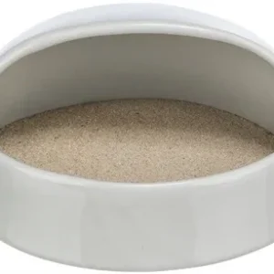 Trixie Zandbad Degoes Hamsters Keramiek 20x16x10 cm 3 St - Grijs