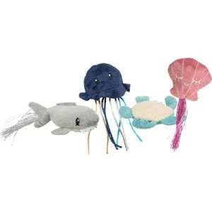 Trixie Zeedieren Pluche met Catnip 5 8 cm - Assorti