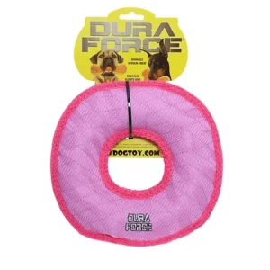 Tuffy - DuraForce Ring - Hondenspeeltje - Duurzaam - Roze - 23cm