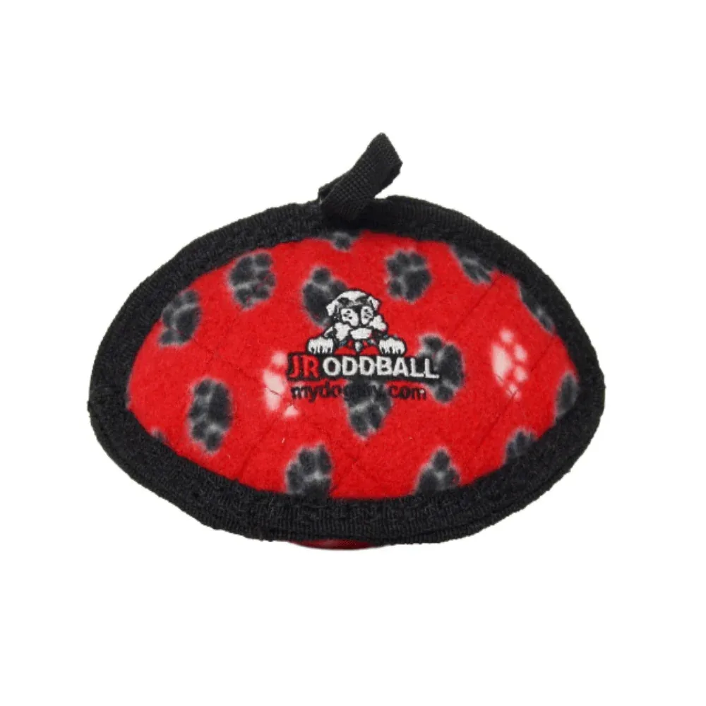 Tuffy - Odd Ball - Paw Rood - Duurzaam Hondenspeeltje - 18cm