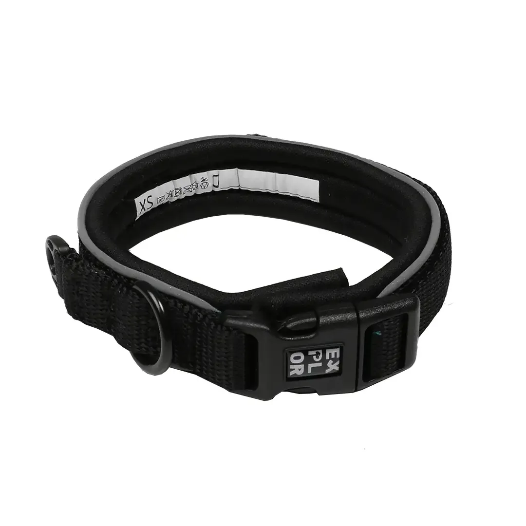 Ultimate Fit Comfy halsband Fashion M – 39-44cm granite black