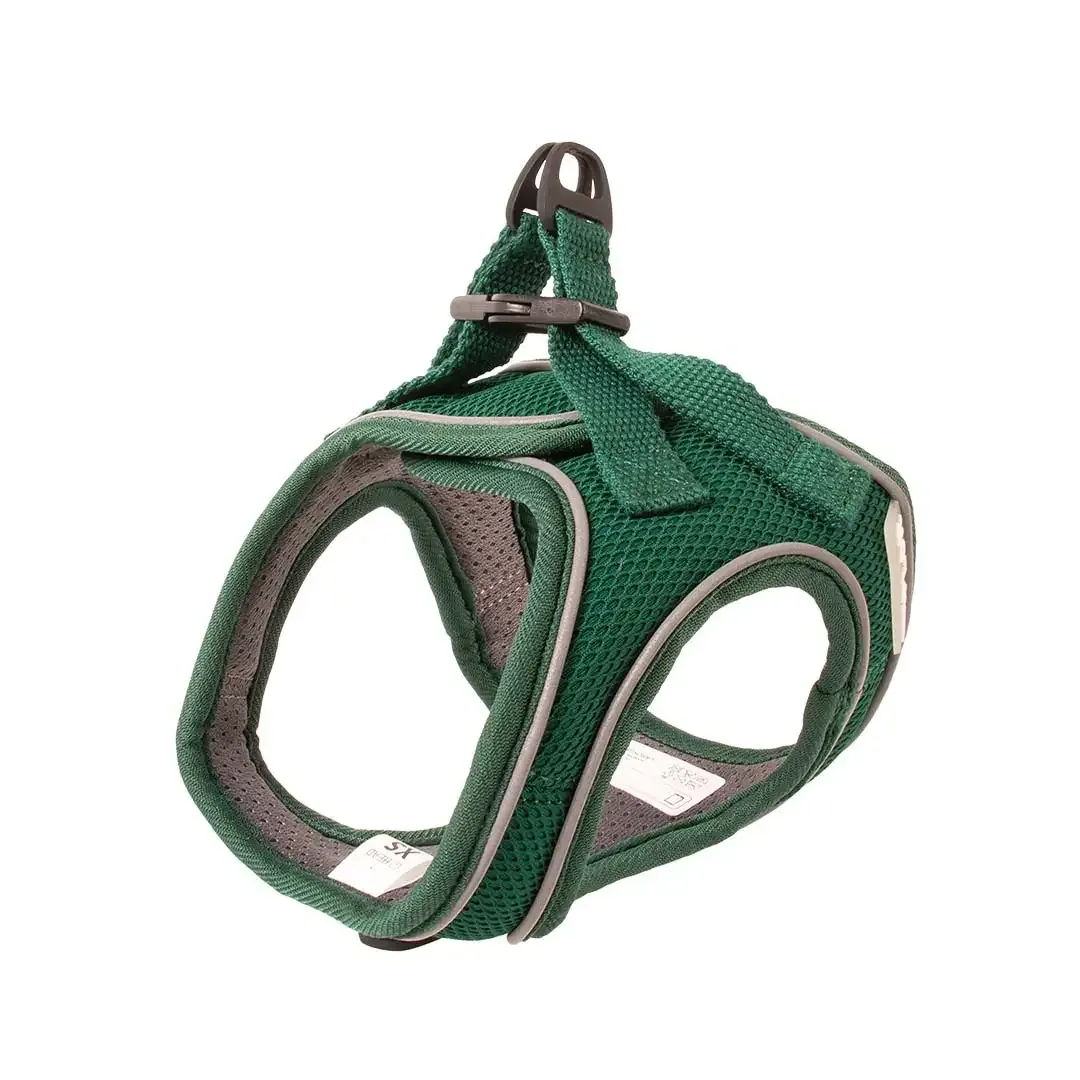 Ultimate fit kleine hond harnas S – 40-45cm groen