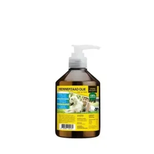 Utopia Diertotaal Hennepzaadolie Met Pompje 500 Ml