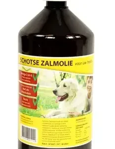 Utopia Diertotaal Zalmolie Naturel Met Pompje 1 Ltr