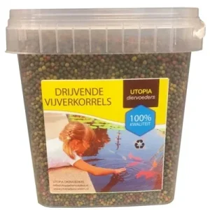 Utopia Drijvende Vijverkorrel 3 mm 2,5 Ltr - 1 kg