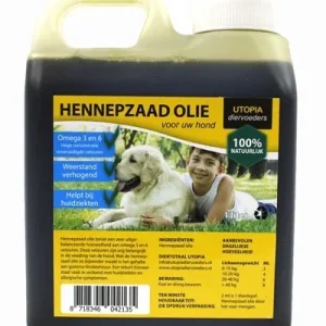 Utopia Hennepzaad Olie 1 Ltr - 1 liter