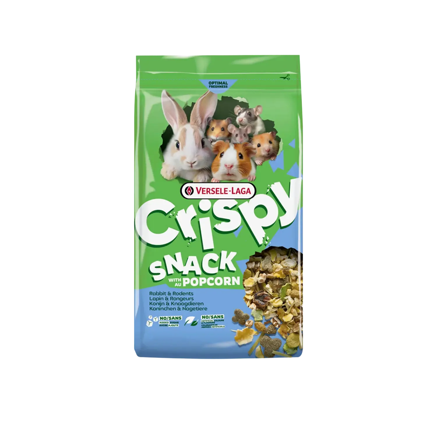Versele-Laga Crispy Snack met Popcorn Knaagdier 550 g