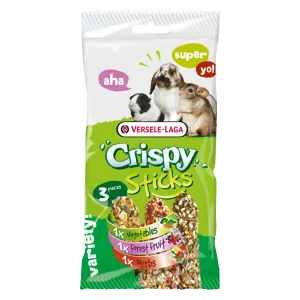 Versele-Laga Crispy Sticks Herbivoren Triple Variety Pack 165 g