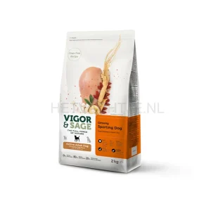 VIGOR & SAGE - GINSENG SPORTING DOG actieve volwassen hond