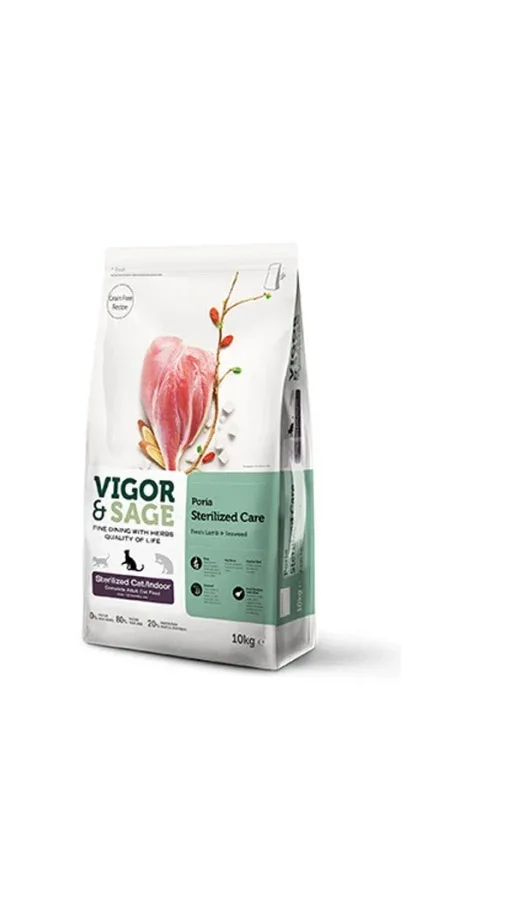 VIGOR & SAGE - Poria gesteriliseerde katten