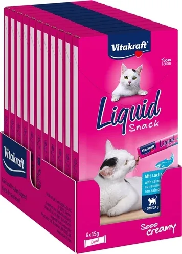 Vitakraft Cat Liquid Snack Omega 11x3 St - 90 gram