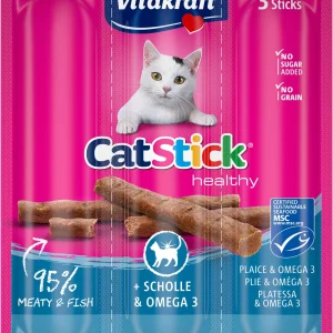 Vitakraft Cat Stick Healthy - Kattensnack - 3 Stuks - vis