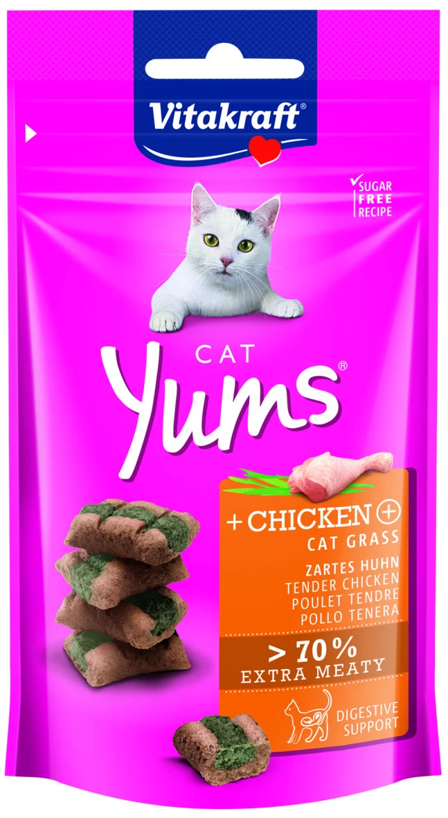 Vitakraft Cat Yums - Kattensnack - 40 Gram - Vlierbes
