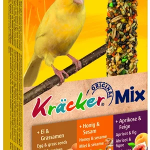 Vitakraft Combikracker 3 in 1 Kanarie - 3 Stuks - Ei, honing, abrikoos - Snacks