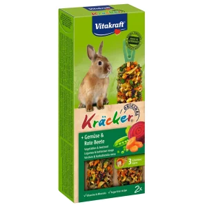Vitakraft Kracker Konijn Groenten en Rode Biet 2in1