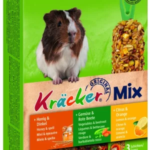 Vitacraft Kr盲cker Mix - Caviasnack - 3 Stuks - vruchten, noten, honing