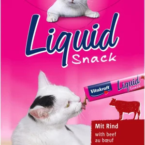 Vitakraft Liquid Snack - Kattensnack - 6x15 gram - 90 Gram - rund