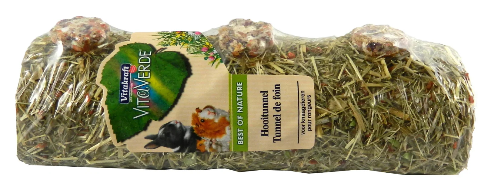 Vitakraft Vita Verde Hooi Tunnel - Knaagdiersnack - M