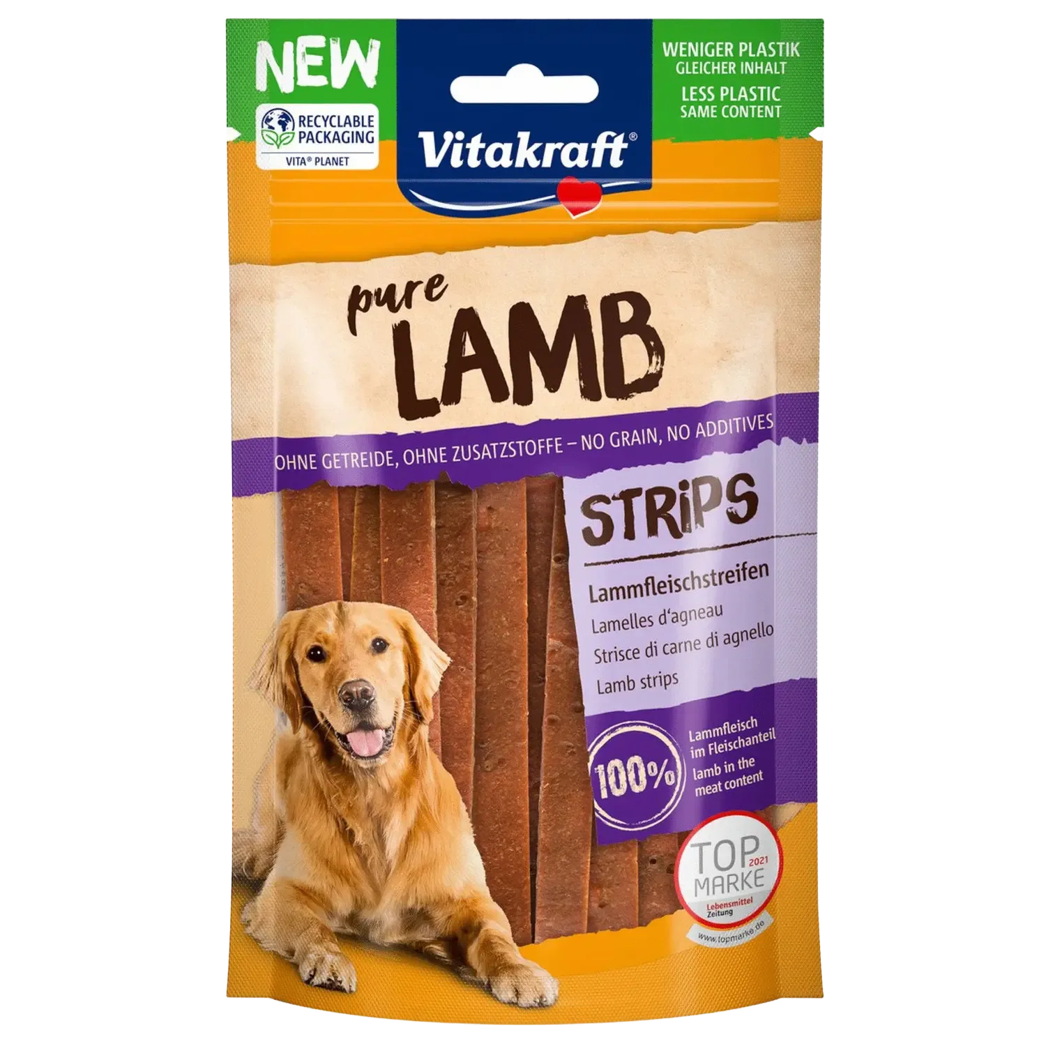 Vitakraft Vleesstrips Lam 80 g