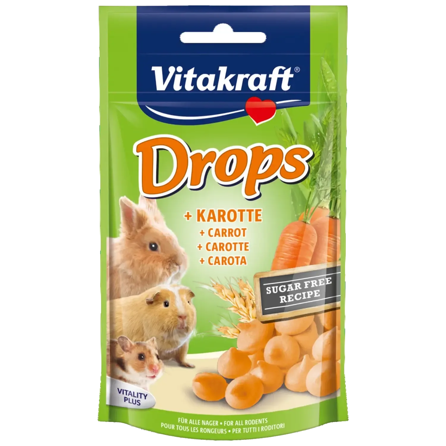 Vitakraft Worteldrops Knaagdier en Konijn 75 g