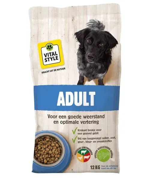 VITALstyle Adult Hond (met Omega 3 + 6 en prebiotica)