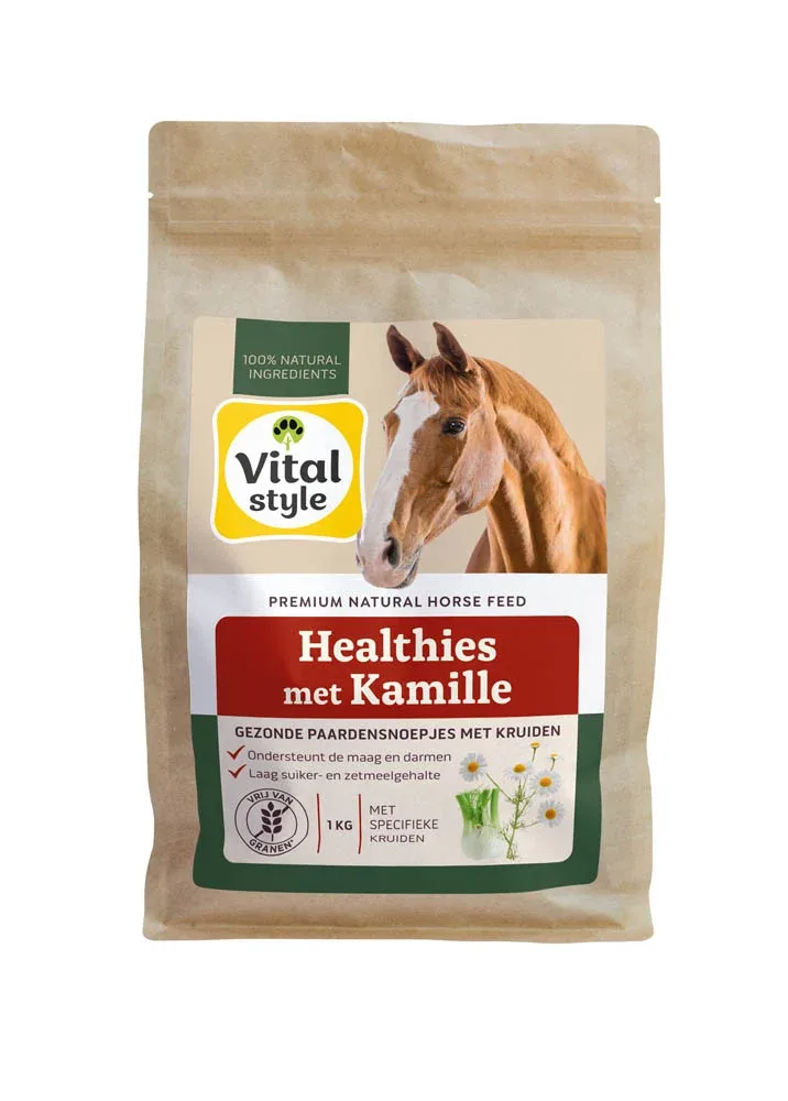 Vitalstyle Healthies - Paardensnoepjes - 1 Kilogram - Tijm