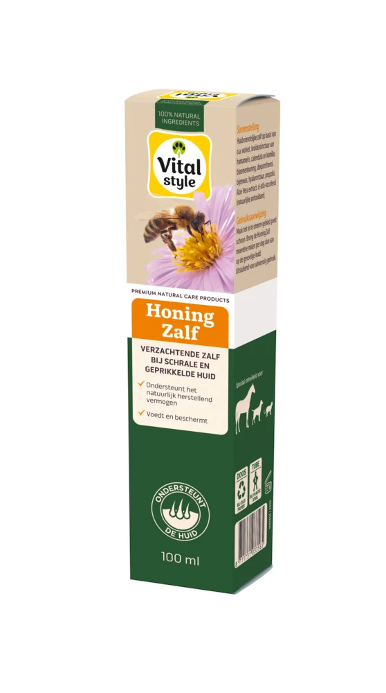 Vitalstyle - HoningZalf - Huidverzorging - 100 Milliliter