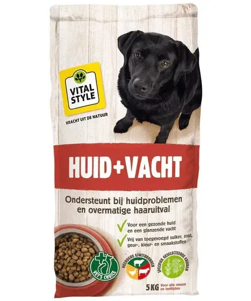 VITALstyle Huid en Vacht Hond (met Omega 3 + 6 en prebiotica)