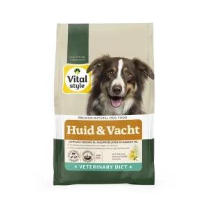 Vitalstyle Huid & Vacht - Hondenvoer - 12 Kilogram - rund, varken, lam