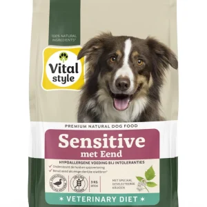 Vitalstyle Sensitive Hypoallergeen - Hondenvoer - 12 Kilogram - eend