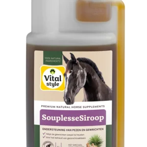 Vitalstyle Souplessesiroop - Gewricht & Peessupplement Paard - 2.5 Liter - Can