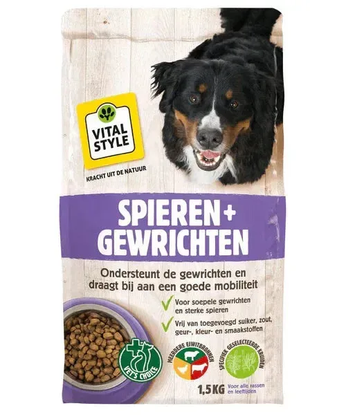 VITALstyle Spieren en Gewrichten Hond (met Omega 3 + 6 en prebiotica)
