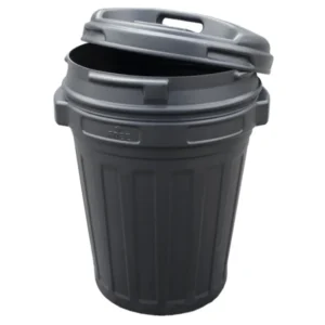 Voerton met draaisluiting 40 l Zwart