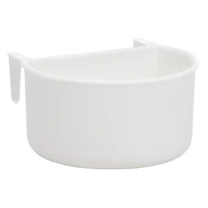 Vogelbakje Vogel Plastic Wit