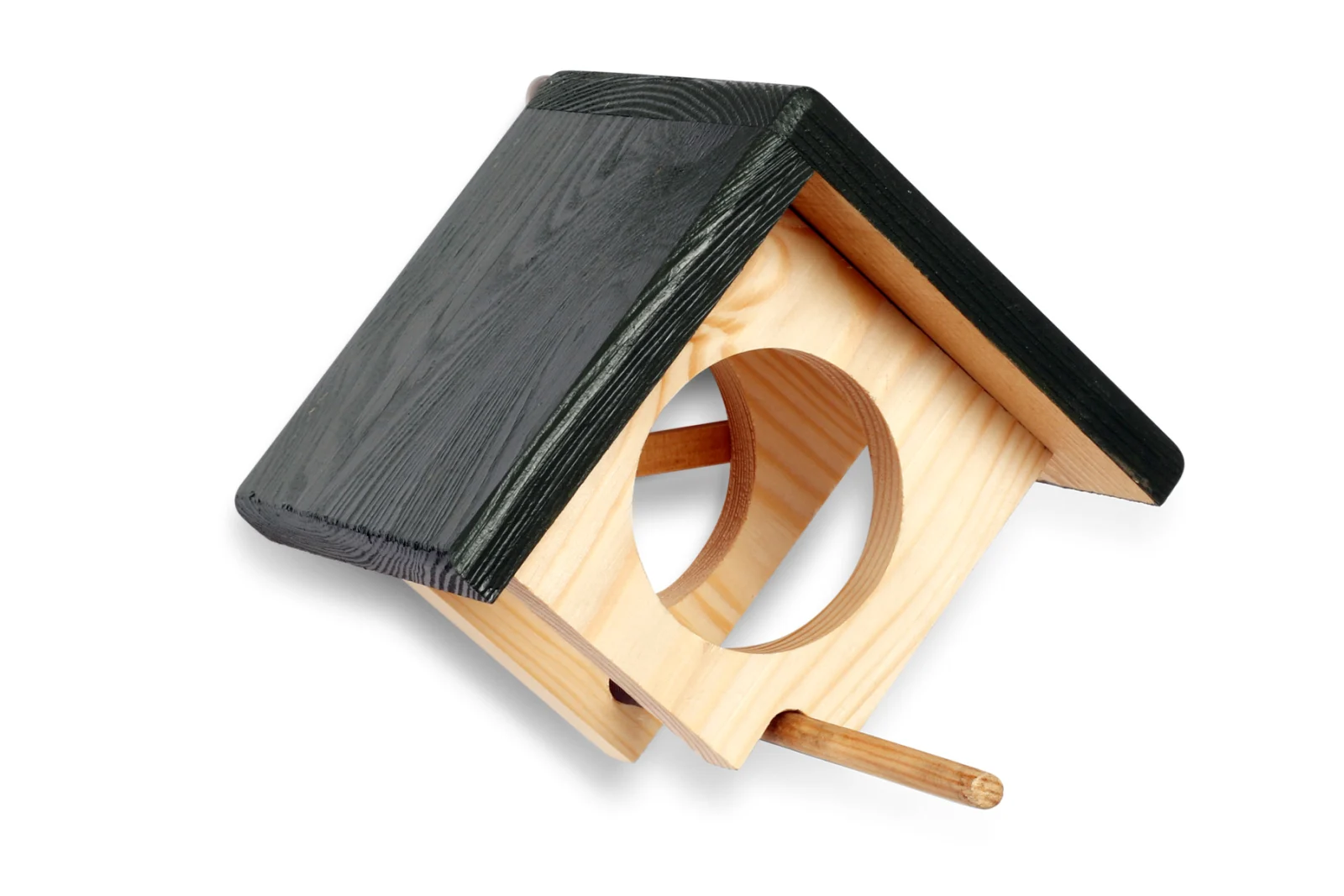 Vogelbescherming Cork - Wandmodel - Pindakaaspothouder - 17.5x14x22 cm