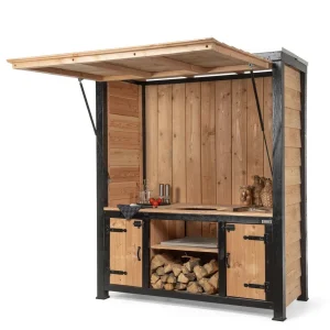 Volente Diek - Buitenkeuken - Bruin - 1x154x62 cm