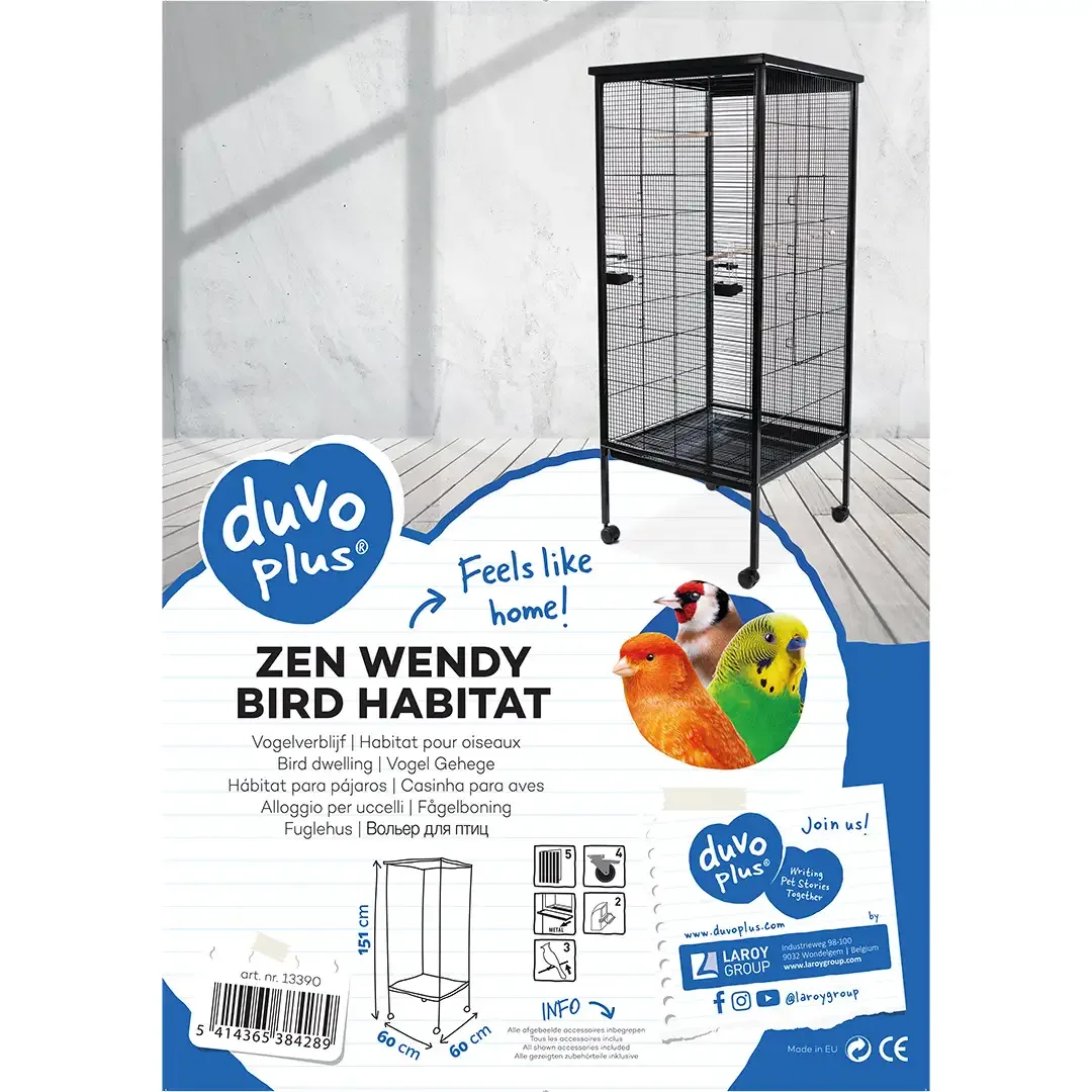 Voliere Zen Wendy zwart - Image 2