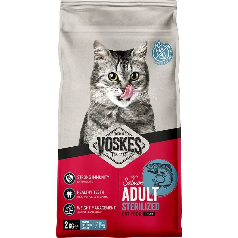 Voskes Brok Adult Sterilized Zalm 2 kg