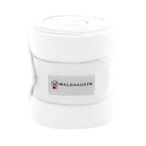 Waldhausen Bandage - Fleece - 4 stuks - Beenbescherming - Wit - 300 cm