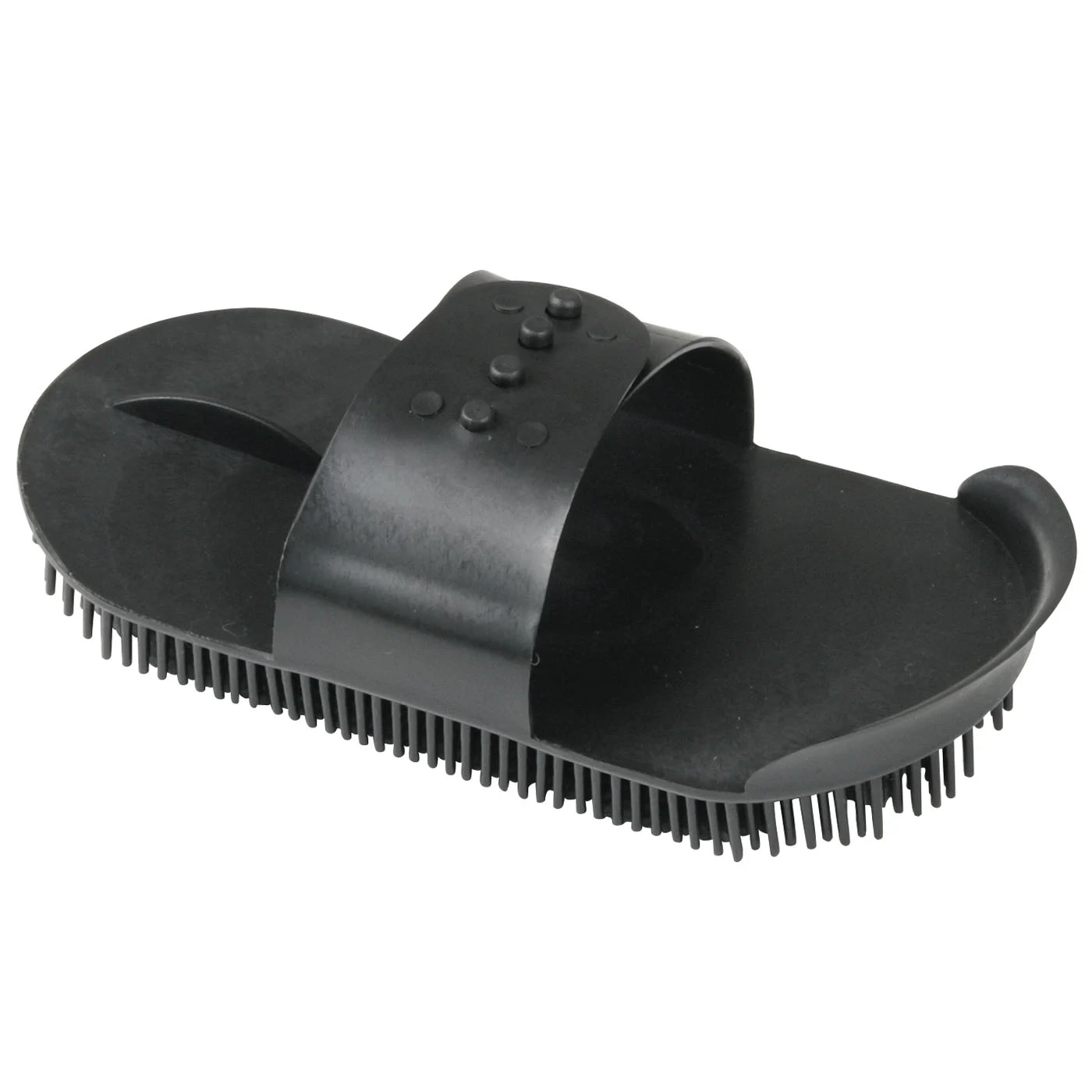 Waldhausen Borstel Plastic - Paard - Zwart - 3x18x25 cm