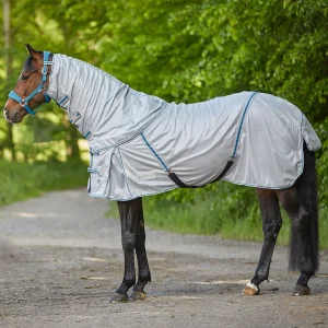 Waldhausen Protect - Vliegendeken Paard - Met Hals - Zilver - 115/165