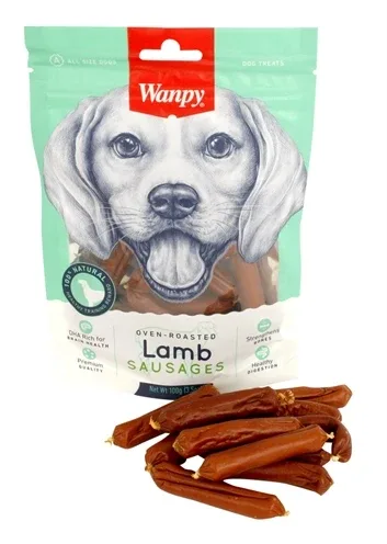 Wanpy Oven Roasted Lamb Sausages - 100 gr