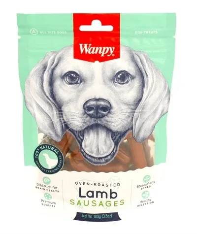 Wanpy Oven Roasted Lamb Sausages - 100 gr - Image 2