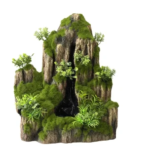 Waterval met pomp moss rock S (1outlet) – 25,5x18x31CM